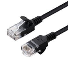 MicroConnect Kabel U/UTP CAT6 0.15M Črn tanek Omrežni