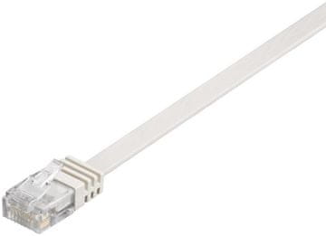 MicroConnect Kabel U/UTP CAT6 0.25M Bel ploščat Omrežni