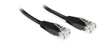 MicroConnect Kabel U/UTP CAT6 0.25M Črn PVC