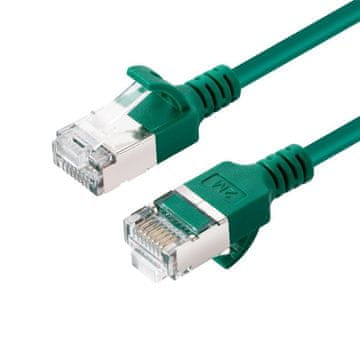 MicroConnect Kabel CAT6A U-FTP LSZH, 3m, Zelen Omrežni, tanek
