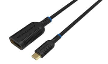 USB-C na Displayport adapter 0,2m, črn