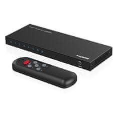 HDMI stikalo 5x1 4K@60Hz HDCP2.2 daljinec