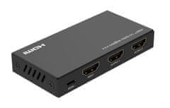 4K@60Hz HDMI razdelilec 1x2, 4:4:4