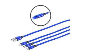USB-A kabel C/Micro-B/Light 1.2m razdelilni
