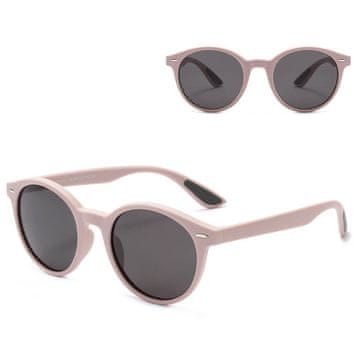 shumee Ženska sončna očala brez okvirja z UV400 zaščito SRP01D kavno zlata