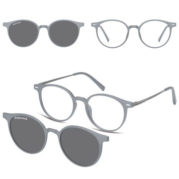 shumee Velika ženska polarizirana sončna očala z mačjim očesom MP56C bela