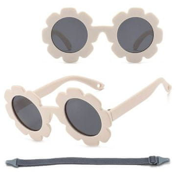 shumee Otroška 24-letna gumijasta polarizirana sončna očala POLJR64 temno modra