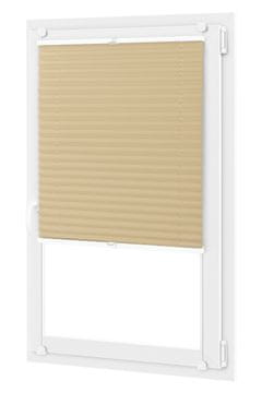 shumee PLISE ROLO 30x200 cm - PLISA bež barva, neinvazivna montaža, alu profili, visoka kvaliteta PLISE ROLO 74x200 cm - PLISA bež barva, neinvazivna montaža, alu profili, visoka kvaliteta