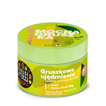 shumee Učvrščevalni sladkorni piling za telo Hruška in ingver + Detox Shot Mg, 300 g