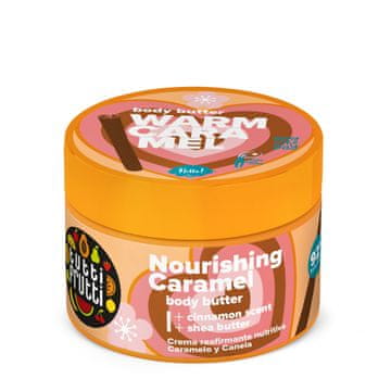 shumee Negovalno maslo za telo s karamelo in cimetom 200 ml (angleška etiketa)