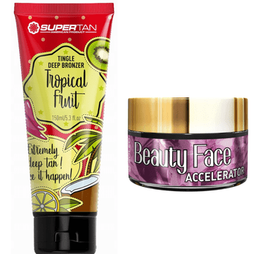 shumee Supertan Tropical Fruits + Beauty Face Jar