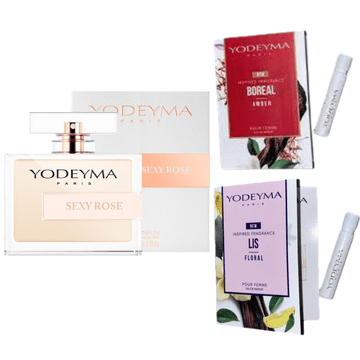 shumee Yodeyma Sexy Rose parfumska voda za ženske 100 ml + 2 vzorca