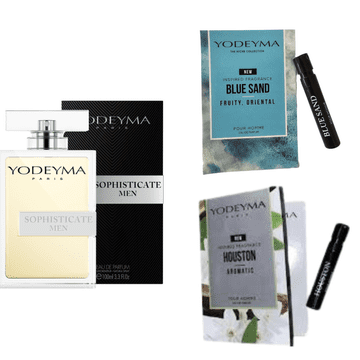 shumee Yodeyma Sophisticate Men parfumska voda za moške 100 ml + 2 vzorca