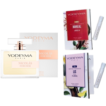 shumee Yodeyma Nicolas For Her parfumska voda za ženske 100 ml + 2 vzorca