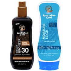 Australian Gold Australian Gold Bronzer Gel v spreju SPF30 + Moisture Lock 237 ml