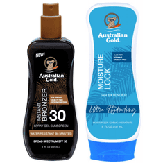 Australian Gold Australian Gold Bronzer Gel v spreju SPF30 + Moisture Lock 237 ml