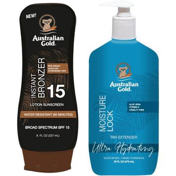 Australian Gold Australian Gold balzam z bronzerjem SPF15 + Moisture Lock 473 ml