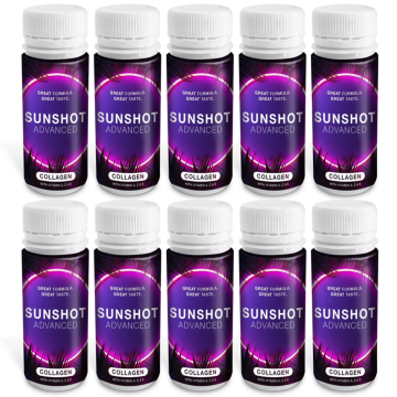 shumee Tan Beauty Sunshot Advanced kolagenski napitki za sončenje 60 ml x 10 kosov