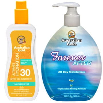 shumee Australian Gold Spray Gel SPF30 + Forever After 400 ml