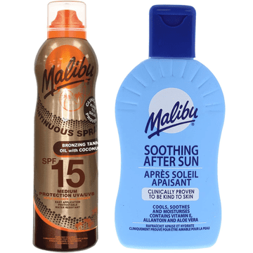 shumee Malibu SPF15 kokosovo olje 175 ml + balzam po sončenju 200 ml