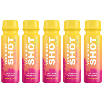 shumee Your Sun Shot Mango z vitaminom D3 napitki za sončenje 80 ml x 5 kos