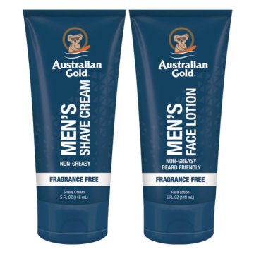 shumee Moški balzam za obraz Australian Gold 148 ml + krema za britje 148 ml