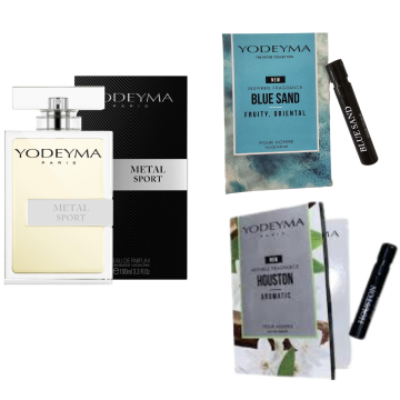 shumee Yodeyma Metal Sport parfumska voda za moške 100 ml + 2 vzorca