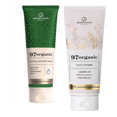 shumee 7suns 97organic Naravni pospeševalnik porjavitve + brezplačna krema za roke 75 ml