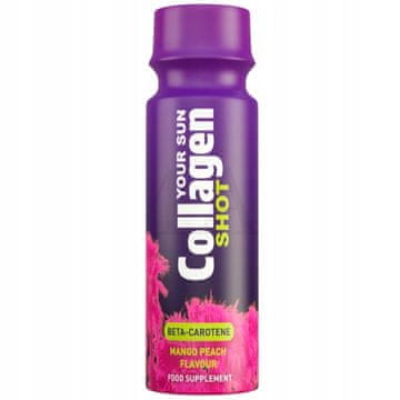 shumee Your Sun Collagen Mango Peach Vitamin D3 Shot napitek za sončenje 80 ml