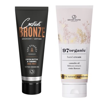 shumee 7suns Constant Bronze bronzer losjon 250 ml + brezplačna krema za roke 75 ml