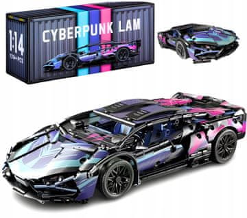 shumee Komplet gradnikov Mega Lamborghini Cyberpunk - 1314 kosov odlično darilo