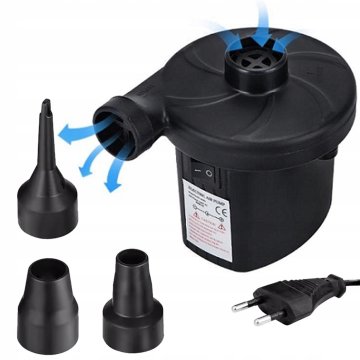 shumee Električna črpalka 2 v 1 za kroglične vzmetnice, 3 šobe, 55 W