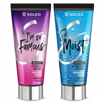 shumee SOLEO I'M SO FAMOUS 150ml BRONZER ZA POJAVLJENJE + BALZAM ZA PO SONČENJU 150ml