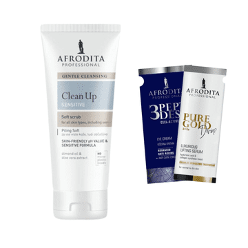 shumee Afrodita čistilni piling za vse tipe kože obraza + 2 vzorca