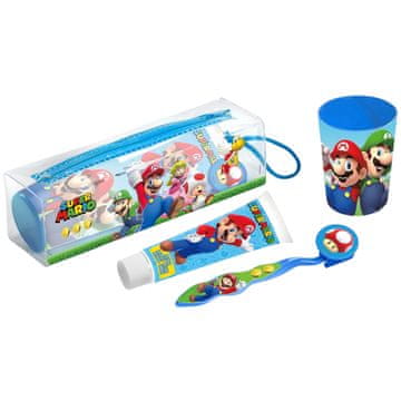 shumee Set zobne ščetke, paste in skodelice Cartoon Super Mario