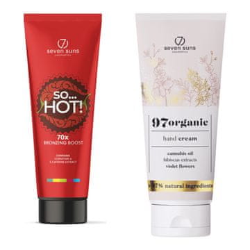 shumee 7sončkov tako VROČE! Tingle Bronzer 250 ml + brezplačna krema za roke 75 ml