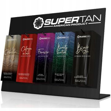 shumee Razstavno stojalo za izdelke BLACK PLEXI 5 HOOKS SuperTan Black