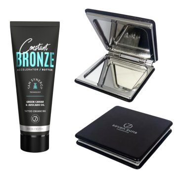 shumee 7suns Constant Bronze Accelerator Butter 250 ml + brezplačno dvojno ogledalo
