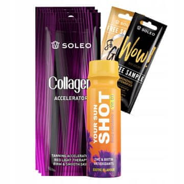 shumee Soleo Collagen 3x15ml kolagenski pospeševalnik porjavitve + brezplačni izdelki