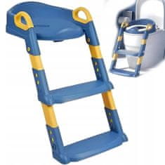 shumee PREVLEKA ZA WC ŠALJKO WC lestev za otroke WC STOPNICE stopnice Modra