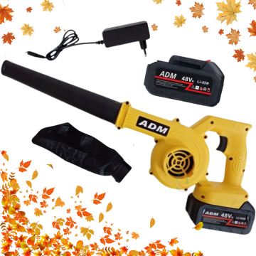 shumee ADM 1,9 kg akumulatorski puhalnik snežnega listja z dvema 48 V baterijama