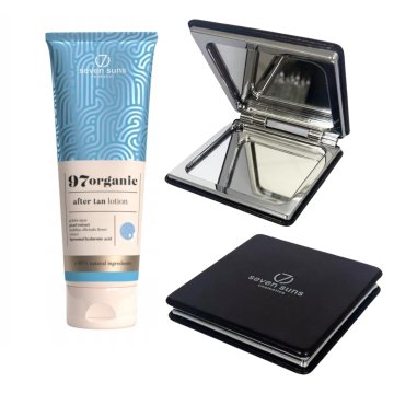 shumee 7Suns 97organic balzam za porjavitev 250 ml + brezplačno dvojno ogledalo