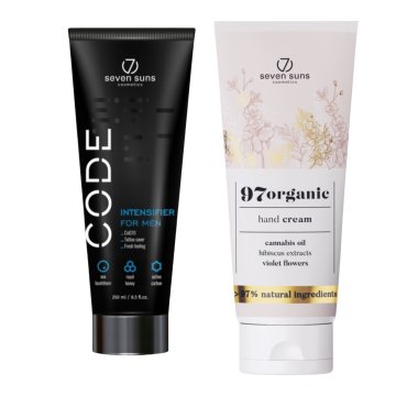 shumee 7suns Code Accelerator za moške 250 ml + krema za roke 75 ml brezplačno