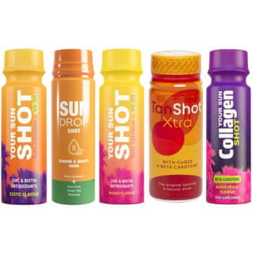 shumee Komplet 5 injekcij za sončenje za solarij Sun D3 Collagen