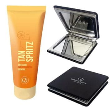 shumee 7suns Tan Spritz Tanning Accelerator Cocktail 100 ml + brezplačno dvojno ogledalo