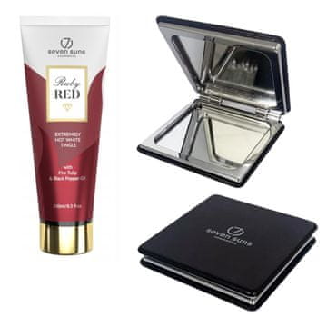 shumee 7suns Ruby Red Extremely Hot White Tingle 250 ml + brezplačno dvojno ogledalo