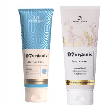 shumee 7Suns 97organic balzam za porjavitev 250 ml + brezplačna krema za roke 75 ml