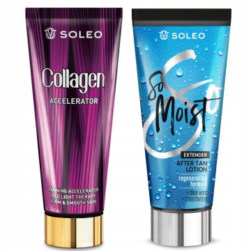 shumee SOLEO COLLAGEN 200ml POSPEŠEVALEC POROČILNOSTI + LOSJON PO SONČENJU 150