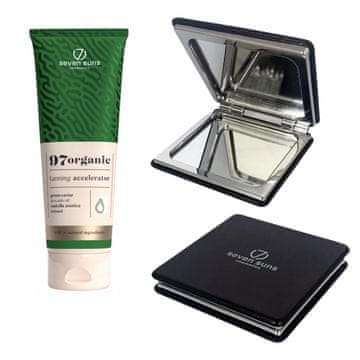 shumee 7suns 97organic Natural Tanning Accelerator + brezplačno dvojno ogledalo