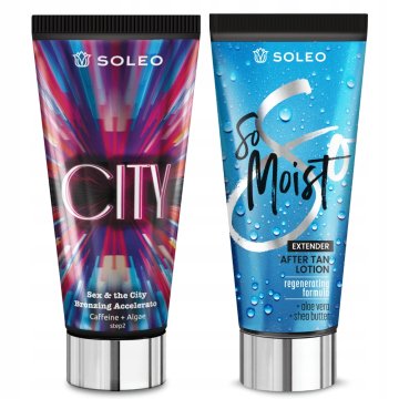 shumee SOLEO CITY 150ml BRONZER S POSPEŠEVALNIKOM POROČILNOSTI + BALZAM PO SONČENJU 150ml